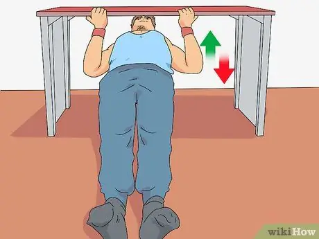 Подтягивания без перекладины Шаг 6