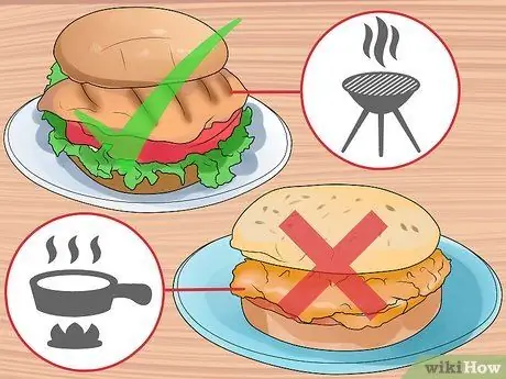 Ешьте здоровую пищу в ресторане быстрого питания Шаг 4