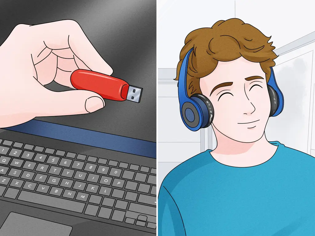 Как слушать музыку в классе: 8 шагов (с картинками)