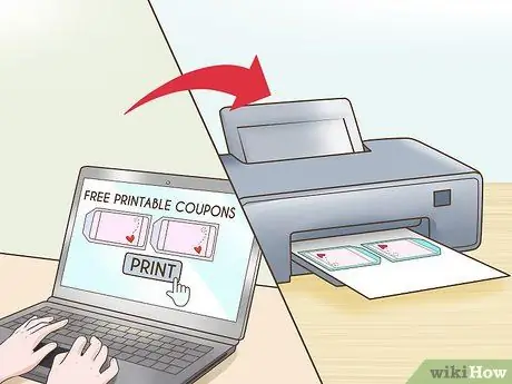 Сделайте романтическую книгу купонов Шаг 11