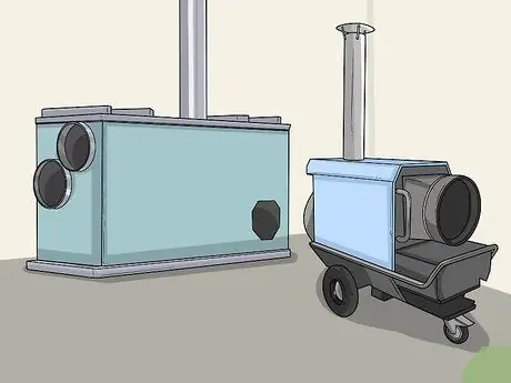 Нагрейте шатры на мероприятиях на открытом воздухе, шаг 2