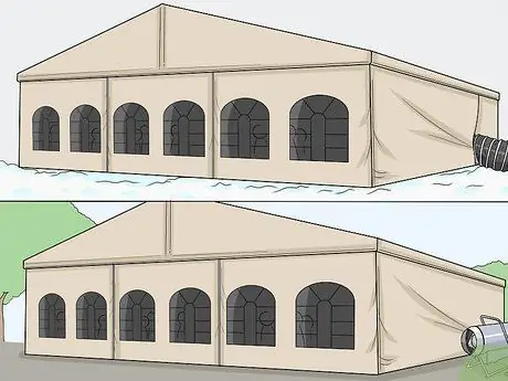 Нагрейте шатры на мероприятиях на открытом воздухе Шаг 4