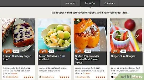 Используйте Yummly Step 2