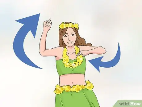 Танец хула шаг 3