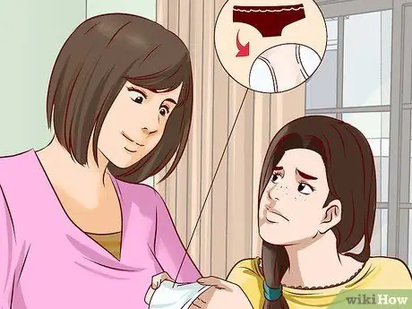 Скажите родителям, что у вас начались месячные Шаг 4