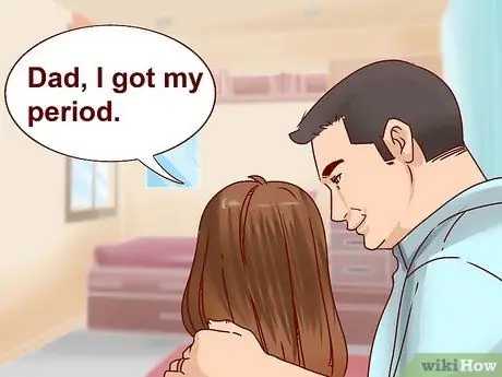 Скажите родителям, что у вас начались месячные Шаг 9