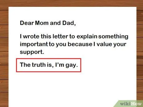 Приходите к родителям по электронной почте или письму Шаг 2