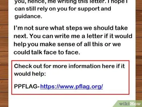 Приходите к родителям по электронной почте или письму Шаг 8