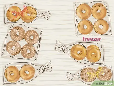 Хранить рогалики Шаг 1