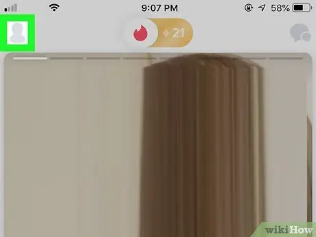 Удаление учетной записи Tinder Шаг 2