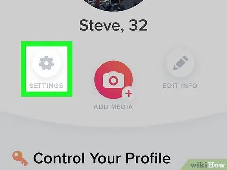 Удаление учетной записи Tinder Шаг 3
