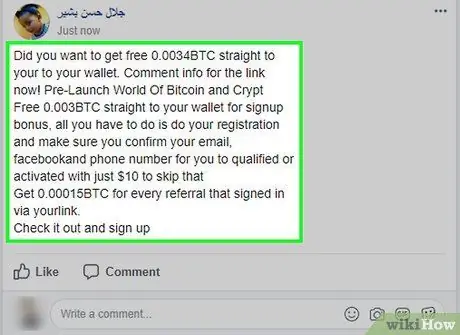 Избегайте мошенничества в социальных сетях Шаг 6