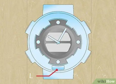 Установка будильника на часы Baby G Шаг 2