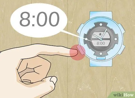 Установка будильника на часы Baby G Шаг 6