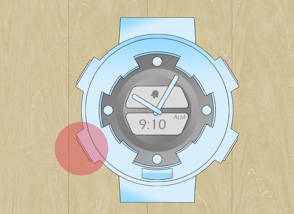 Как установить будильник на часы Baby G: 11 шагов (с изображениями)