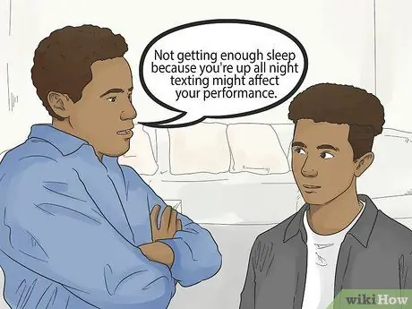 Установите границы для текстовых сообщений для подростка Шаг 3