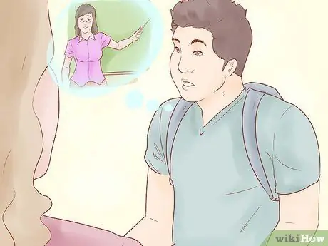 Поговорите с девушкой в классе, шаг 2