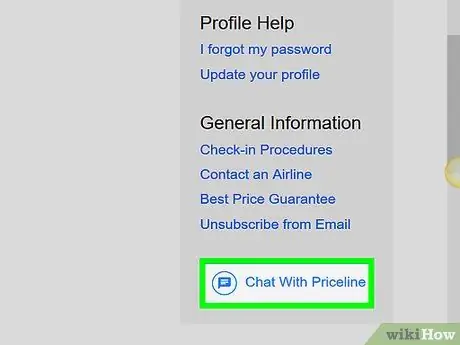 Свяжитесь с Priceline Step 7