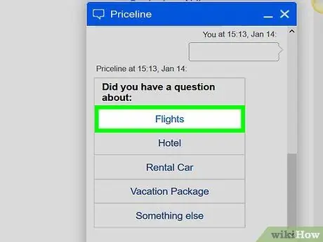 Связаться с Priceline Step 8