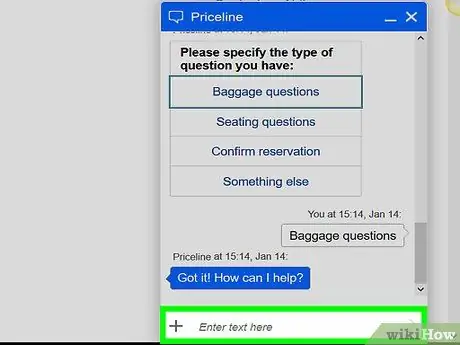 Связаться с Priceline Step 9