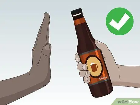 Избегайте превышения рекомендуемого количества алкогольных напитков в день Шаг 5