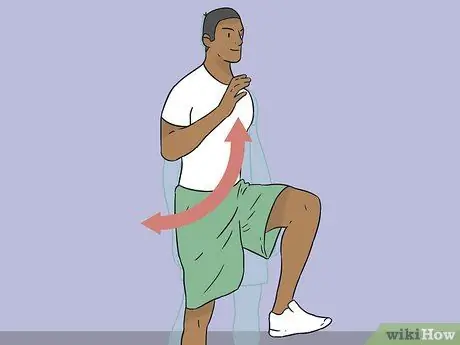 Сделайте высокие колени, шаг 3