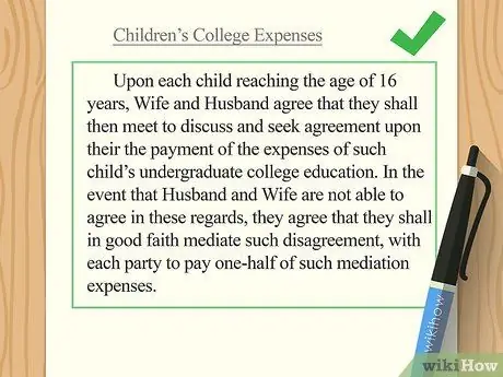 Составьте соглашение о разводе. Шаг 16