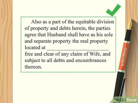 Составьте соглашение о разводе. Шаг 9