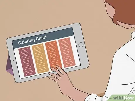 Определите количество кейтеринга Шаг 13