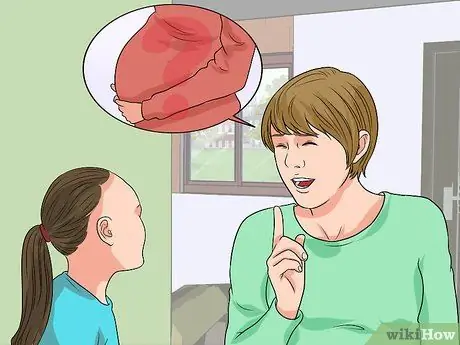 Объясните выкидыш детям, шаг 3