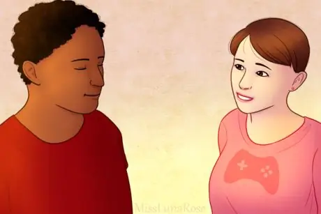 Два человека говорят