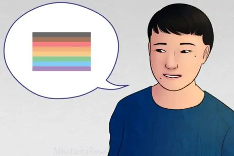 Человек упоминает LGBTQ Flag