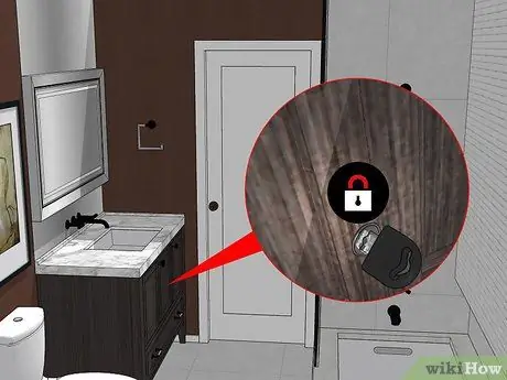 Защита от детей в ванной, шаг 3