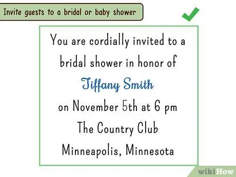 Напишите официальное приглашение Шаг 12