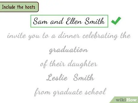 Напишите официальное приглашение Шаг 3