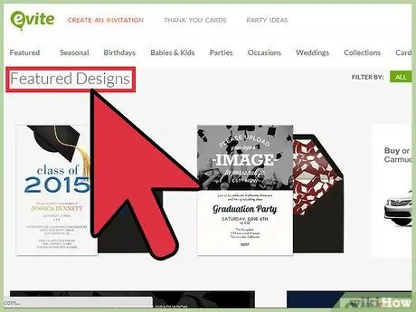 Сделайте Evite Шаг 3