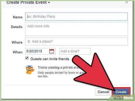 Отправить сообщение на Facebook Шаг 5