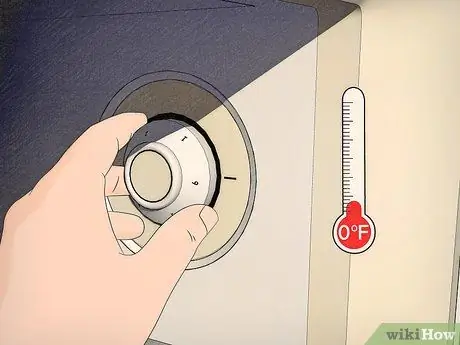 Предотвращение ожогов в морозильной камере, шаг 2