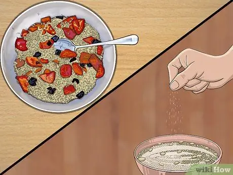 Улучшите салаты из цельнозерновых продуктов Шаг 3