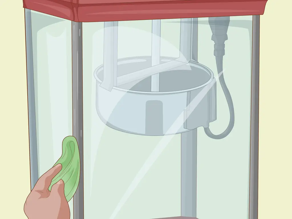 3 способа очистки машины для попкорна