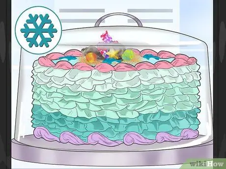 Украсить торт-мороженое Шаг 14