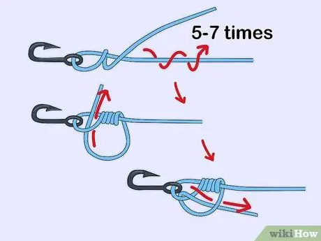 Свяжите вертлюг Шаг 10