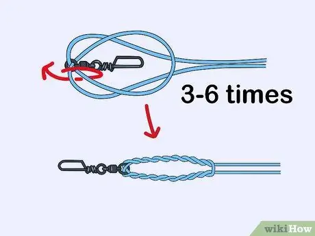 Свяжите вертлюг Шаг 7