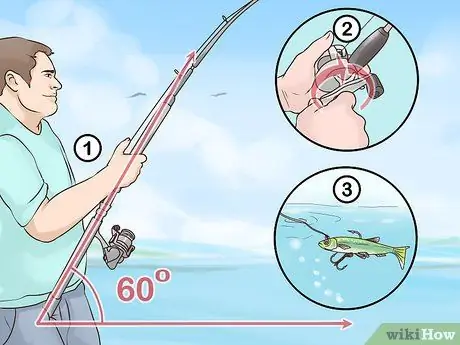 Выполнить джиг-рыбалку Шаг 8