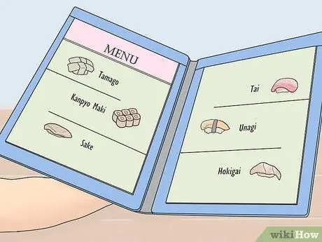 Заказать суши Шаг 2