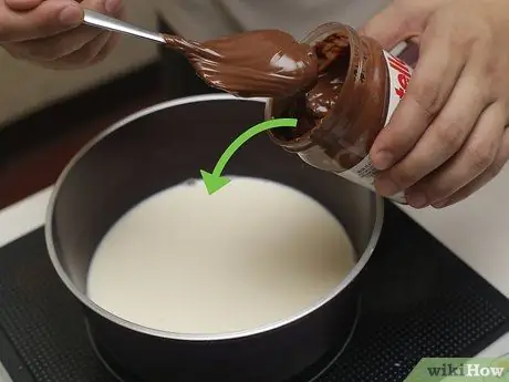 Приготовить горячий шоколад Nutella, шаг 2