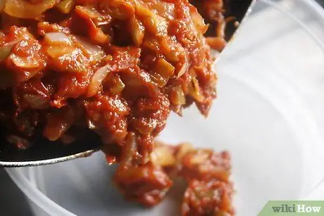 Заморозить сальсу, шаг 4