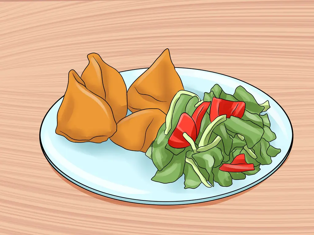 Как съесть горячую самсу: 7 шагов (с иллюстрациями)