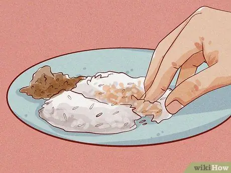 Ешьте индийскую еду руками Шаг 16