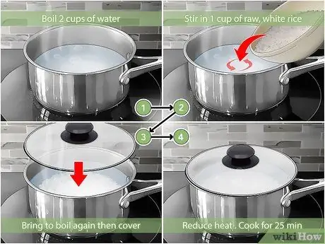 Ешьте рис, шаг 1